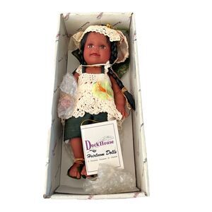 Geranium 11” Doll Figurine Duck House Heirloom Doll Vinyl Fantasy Fairy